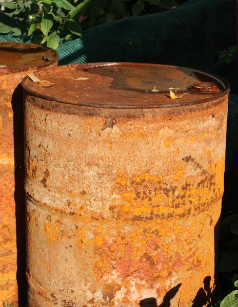 Barril oxidado — Foto de Stock