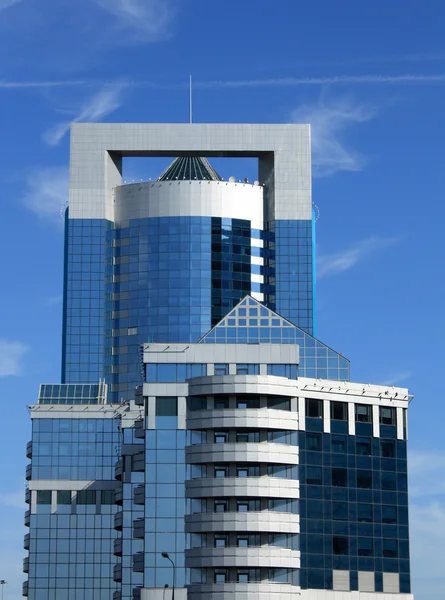 High-tech gebouw van het gebied "Moskou stad" — Stockfoto