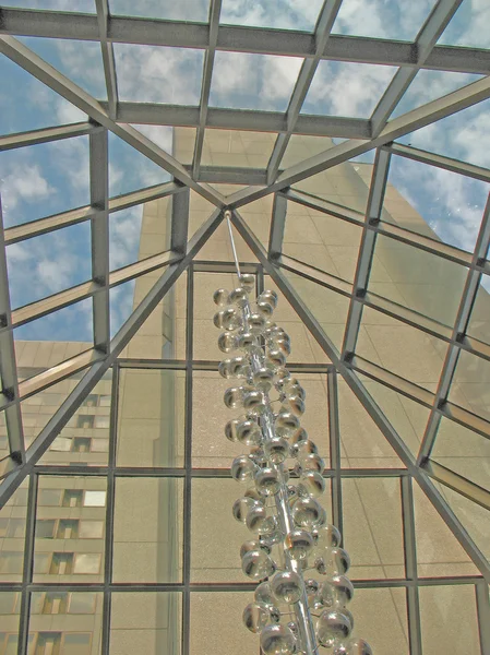 建物のガラスのドーム — Φωτογραφία Αρχείου