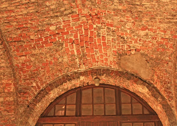 Janela do edifício medieval — Fotografia de Stock