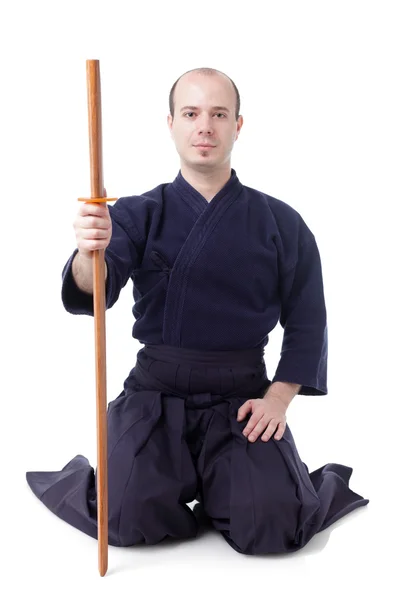 Luchador de Kendo — Foto de Stock