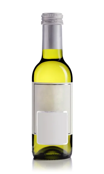 Beyaz şarap şişesi — Stok fotoğraf