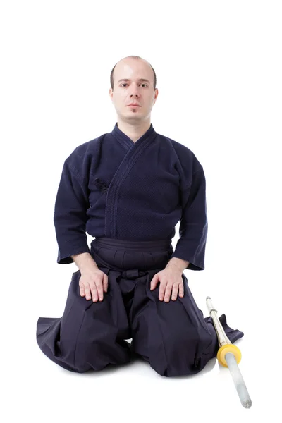 Kendo fighter — Stock Photo, Image