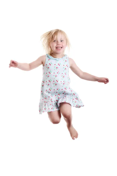 Κοριτσάκι που πηδάει — Φωτογραφία Αρχείου