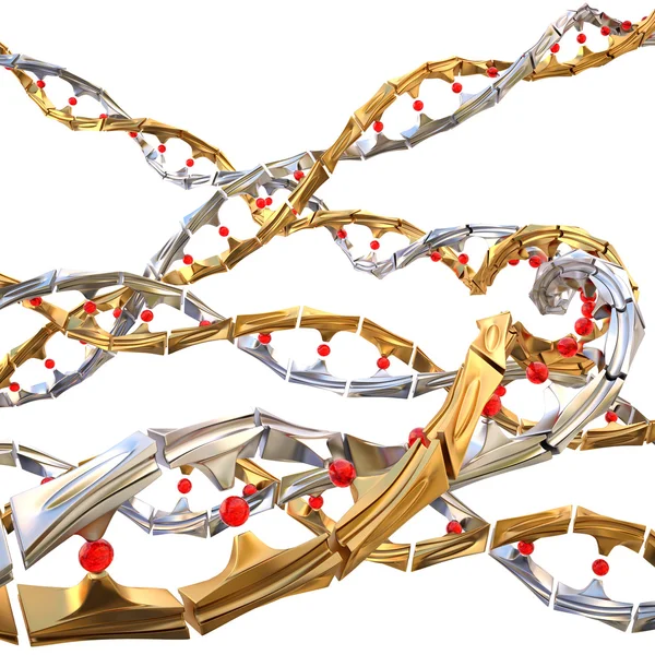 Łańcuch DNA — Zdjęcie stockowe
