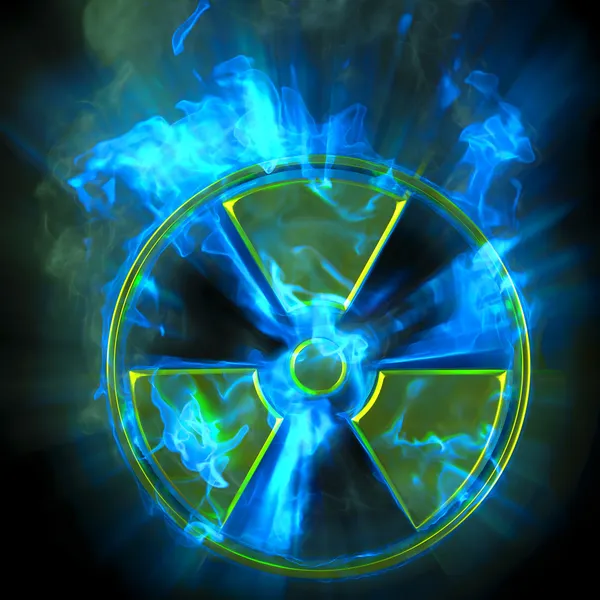 辐射 — 图库照片