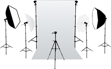 Photo studio clipart