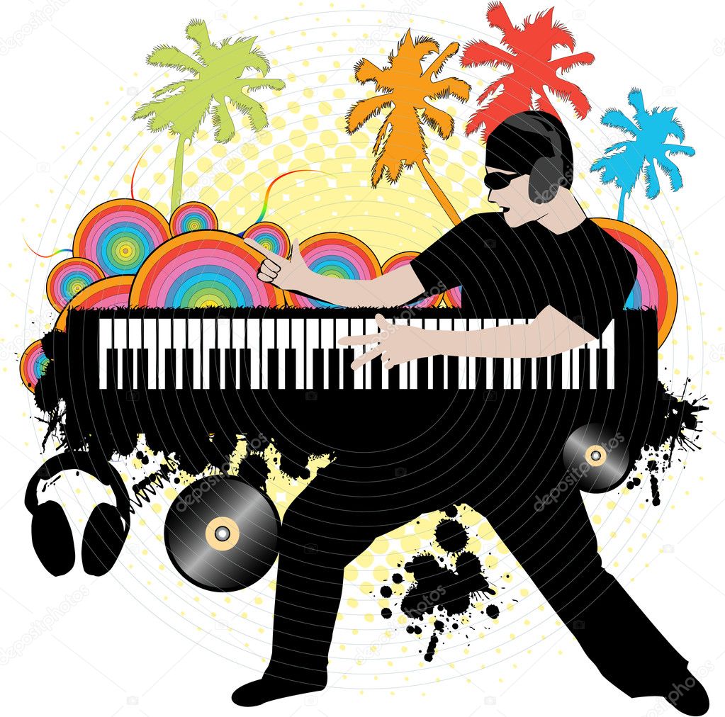 Djgrunge background — Stock Vector © pablonis 6575541