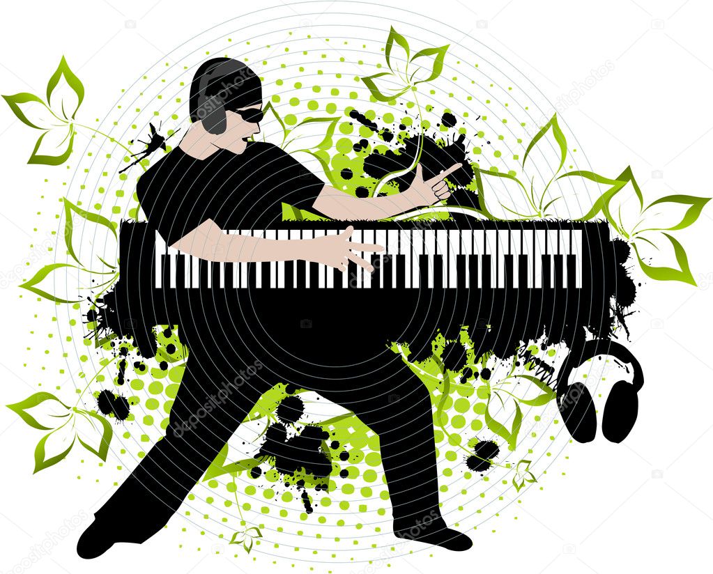 Djgrunge background — Stock Vector © pablonis 6602740