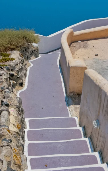 Santorini'de sokak — Stok fotoğraf