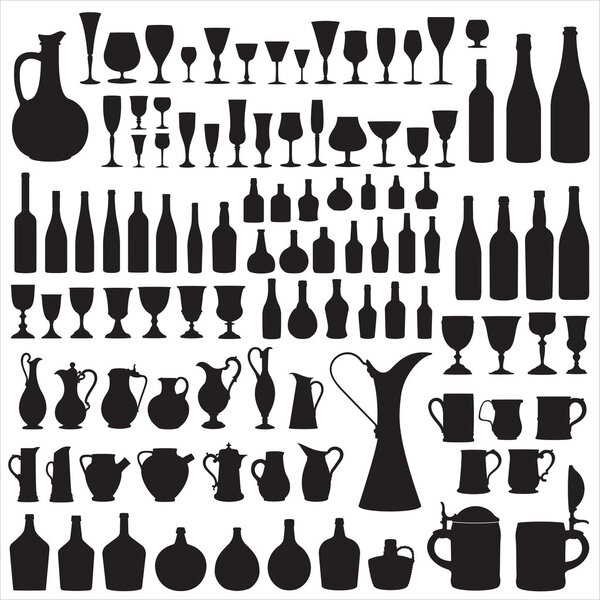 Wineware silhouettes