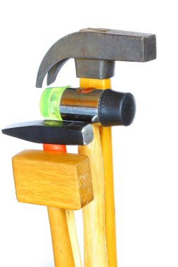 Four hammers clipart