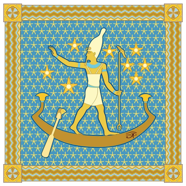 Faraón en el marco — Archivo Imágenes Vectoriales
