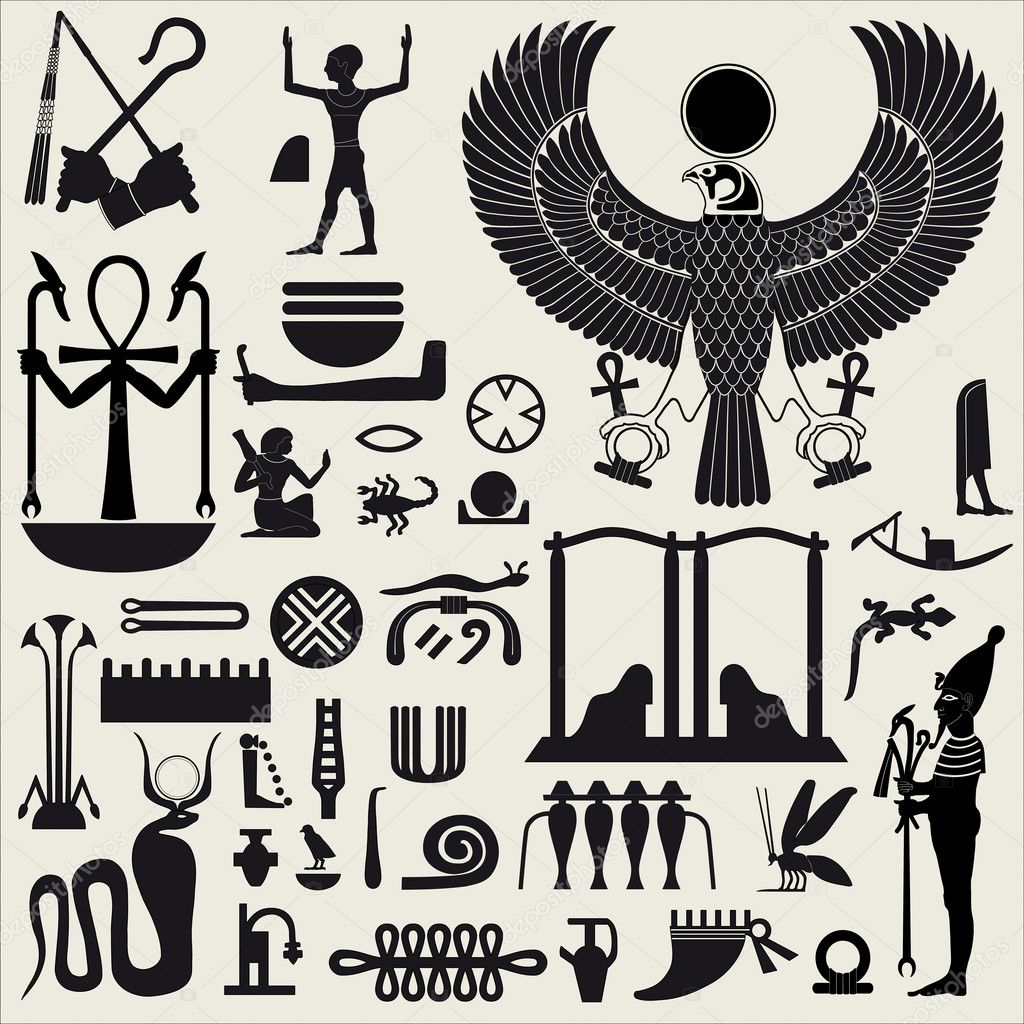 egyptian bird symbols