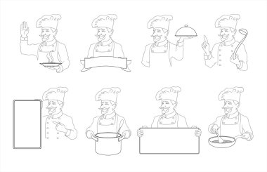 COOK 8 persons clipart