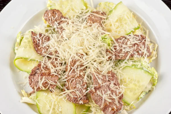 Salad with beef — Stock Photo, Image
