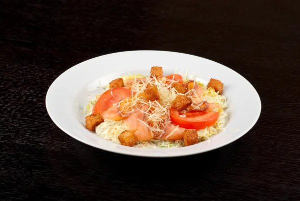 Füme somon fileto salata — Stok fotoğraf