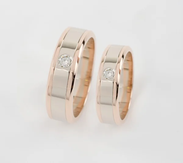 Két arany gyűrűk — Stock Fotó