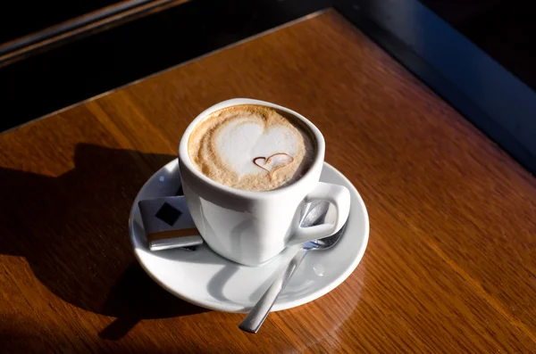 Czas cappuccino — Zdjęcie stockowe