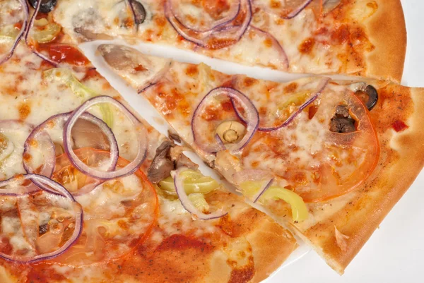 Zeleninová pizza — Stock fotografie