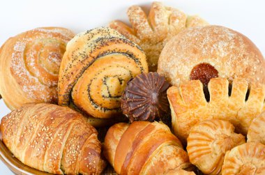 Bakery foodstuffs set clipart