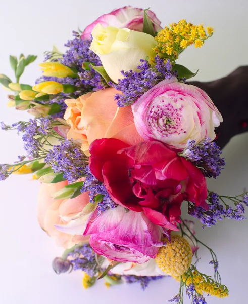 Bruiloft bos van bloemen — Stockfoto