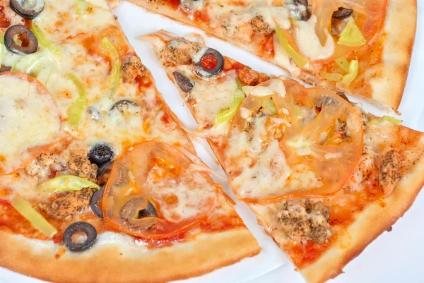 Pizza de mariscos —  Fotos de Stock