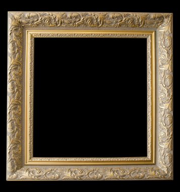 Picture gold frame clipart