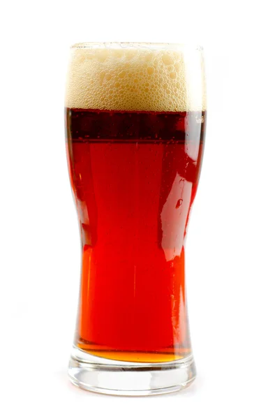 Glas dunkles Bier — Stockfoto