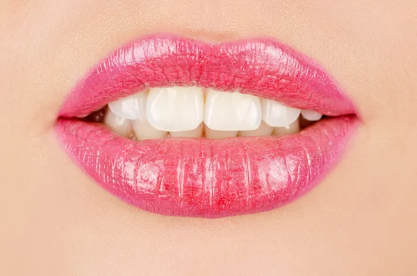 Lippen close-up — Stockfoto