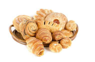 Bakery foodstuffs set clipart