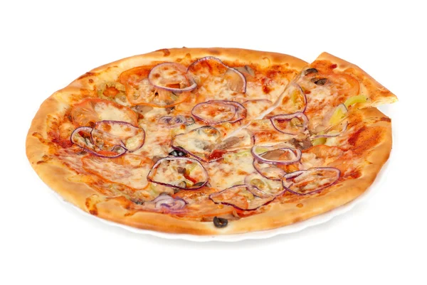 Zeleninová pizza — Stock fotografie