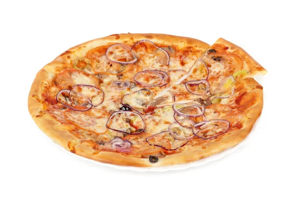Овощи пицца — стоковое фото