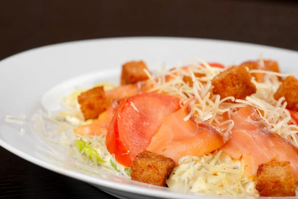 Salade de filet de saumon fumé — Photo