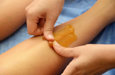 Sugaring epilation clipart