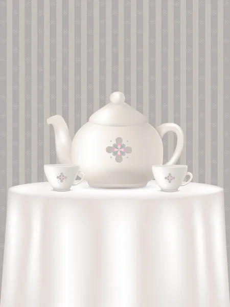 Время для чая  ! — стоковый вектор