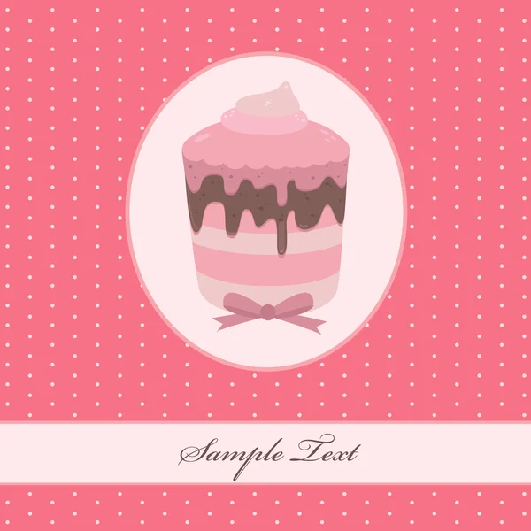Design cupcake — Image vectorielle