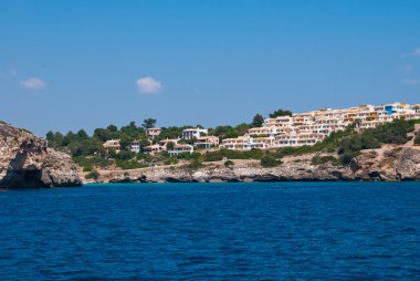 Cala romantica defne - göster açık denizden, majorca, İspanya