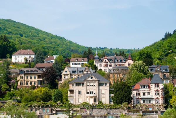 Heidelberg bostadsområde på kullen — Stockfoto
