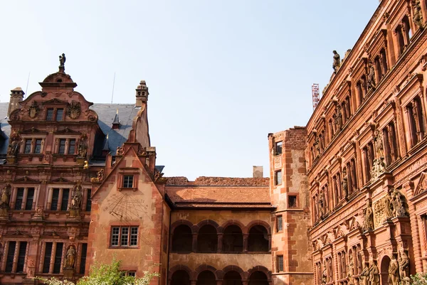 Heidelberg castle dvorek — Stock fotografie