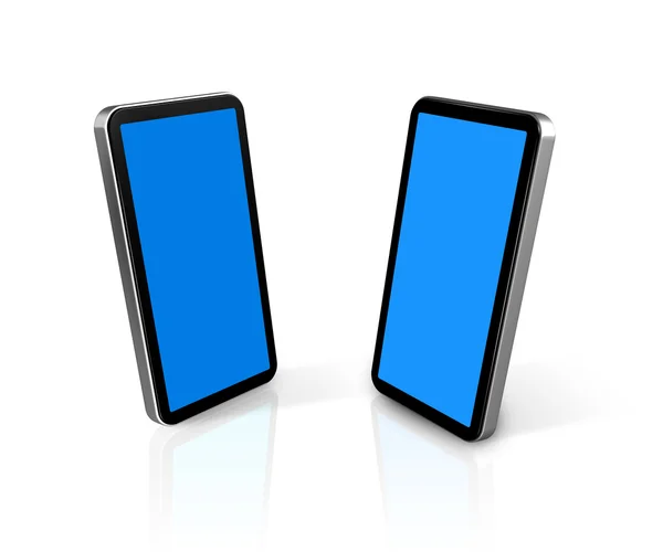 Två mobiltelefoner — Stockfoto