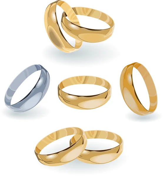 Diseño de anillos — Vector de stock