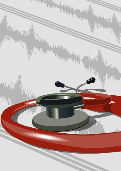 Stetoskop — Stok Vektör