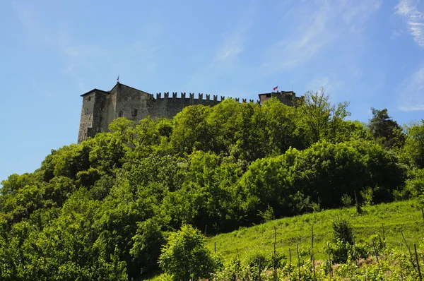 Angera vár - vár (Rocca Borromeo) — Stock Fotó