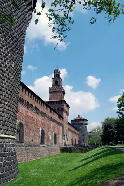 Mailand - castello sforzesco, sforza castle — Stockfoto