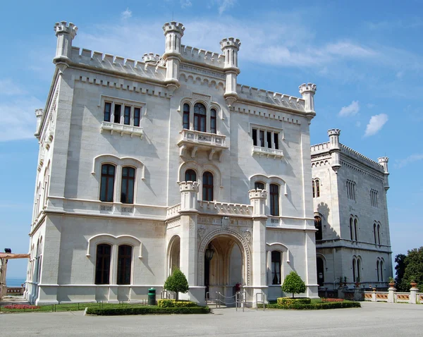 Zamek Miramare — Zdjęcie stockowe