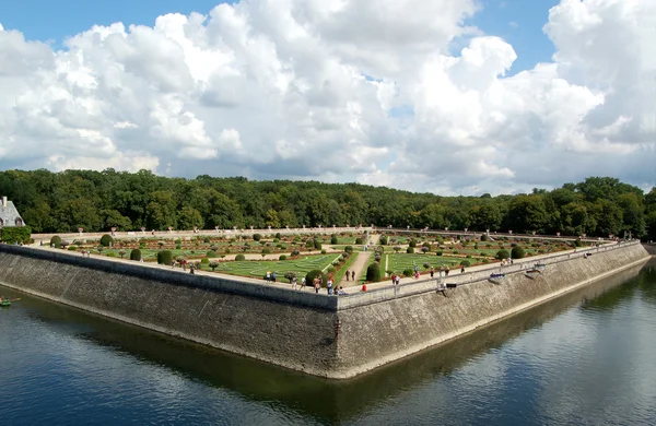 Chenonceau - zamek i ogród — Zdjęcie stockowe