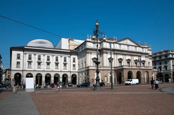 Teatro alla Scala em Milão, Itália — Fotografia de Stock