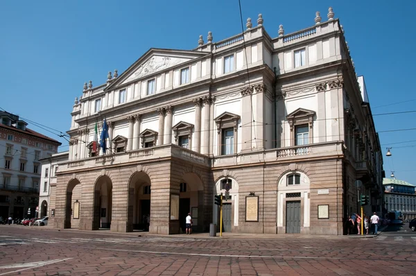 Το teatro alla scala στο Μιλάνο, Ιταλία — Φωτογραφία Αρχείου