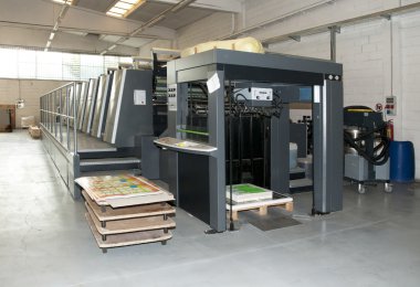 Press printing - Offset machine